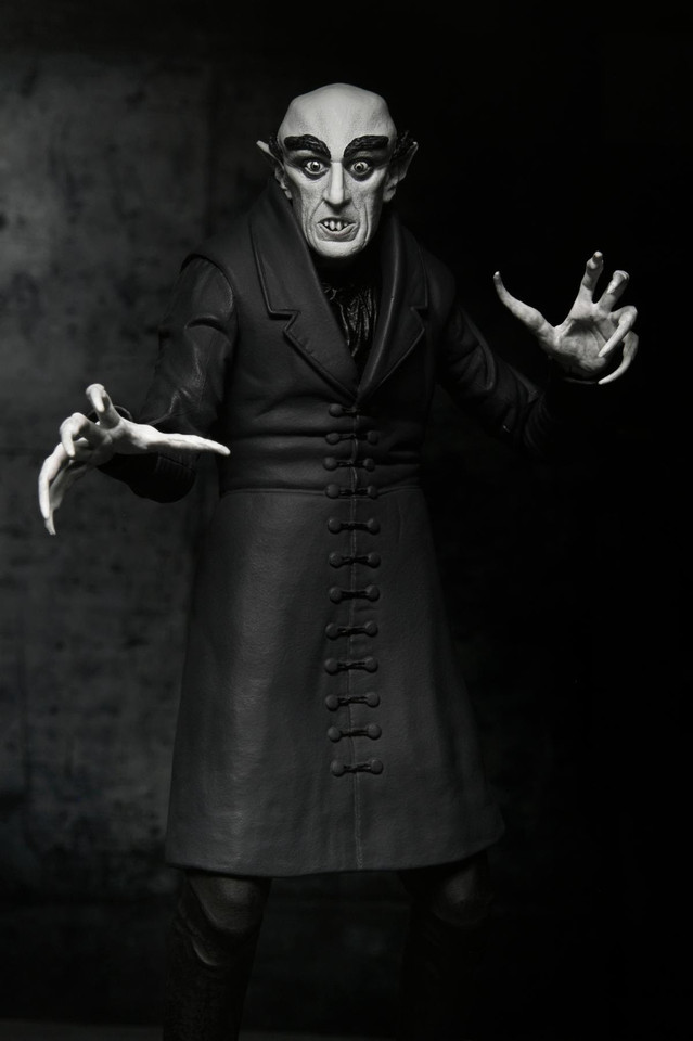 NECA Nosferatu Ultimate Count Orlok Black & White 7-Inch Scale Action Figure NECA Nosferatu Ultimate Count Orlok Black & White 7-Inch Scale Action Figure