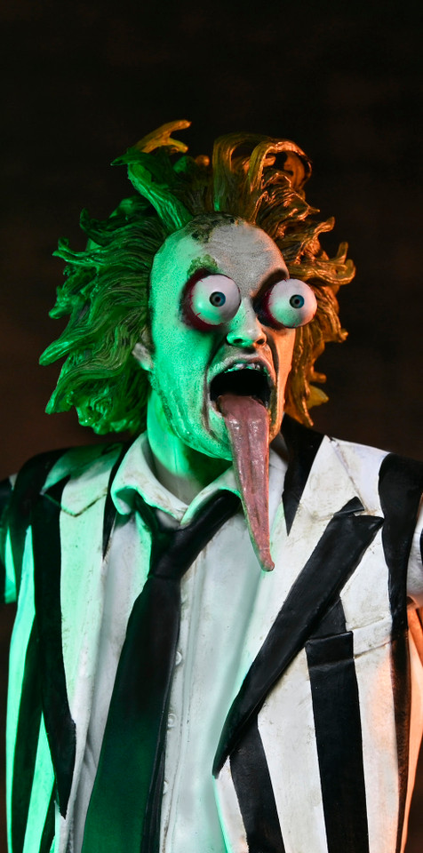 NECA Beetlejuice Beetlejuice Ultimate Striped Suit Beetlejuice 7-Inch Scale Action Figure
