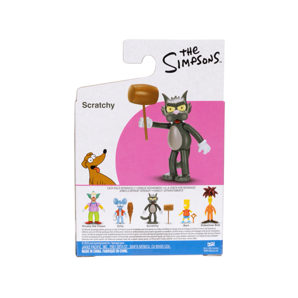 The Simpsons Wave 2 Scratchy 2.5" Figure The Simpsons Wave 2 Scratchy 2.5" Figure