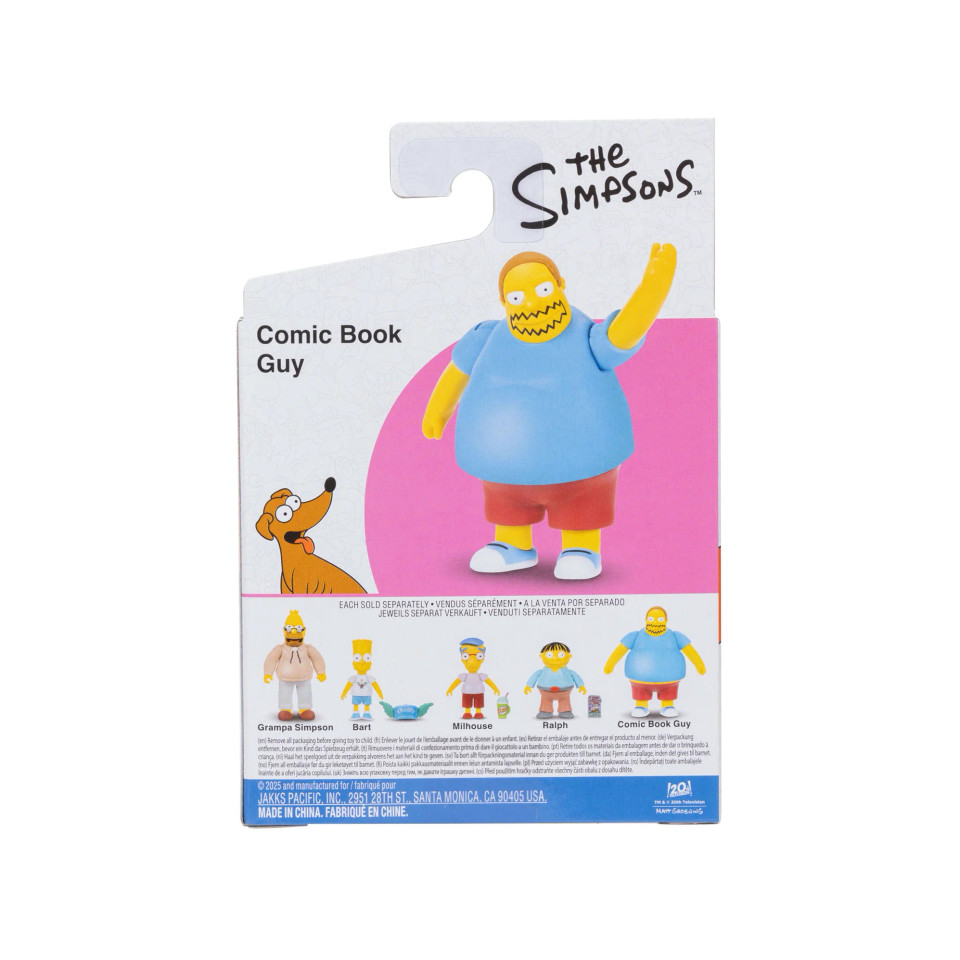 The Simpsons Wave 3 Comic Book Guy 2.5" Figure