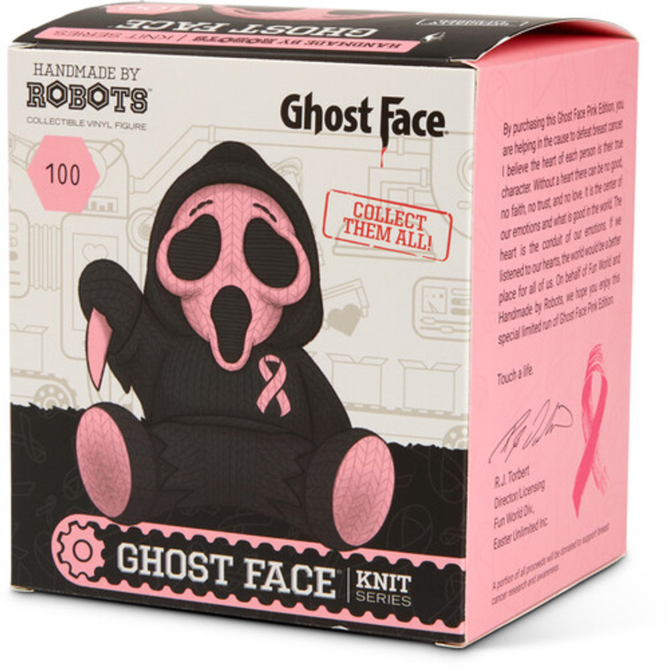 Ghost Face #100 (Limited Edition Pink) Handmade By Robots Vinyl Figure