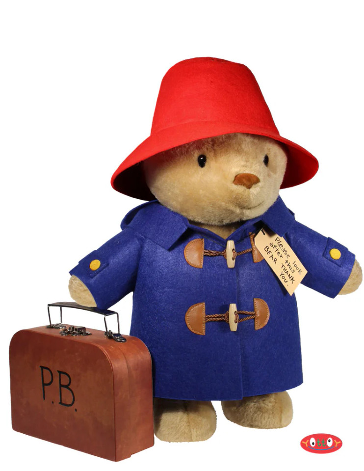 Yottoy Classic Paddington Bear 16" Soft Toy with Suitcase