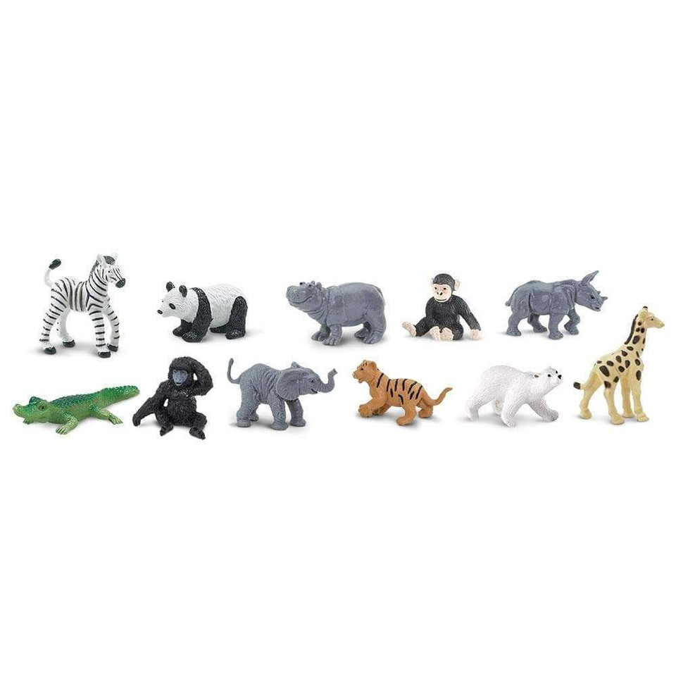 Zoo Babies TOOB® – Mini Baby Animal Figure Set