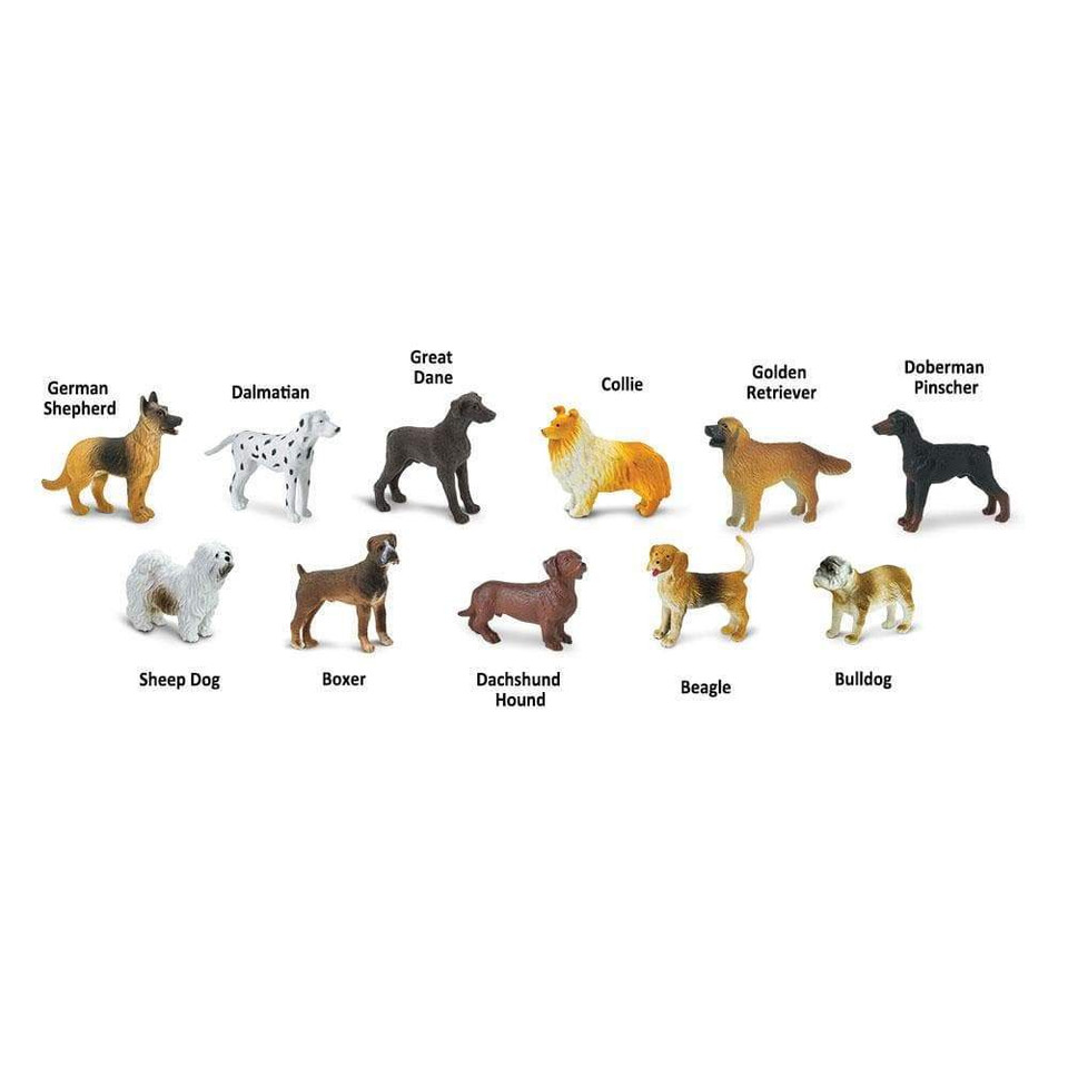 Dogs TOOB® – Mini Dog Breed Figure Set