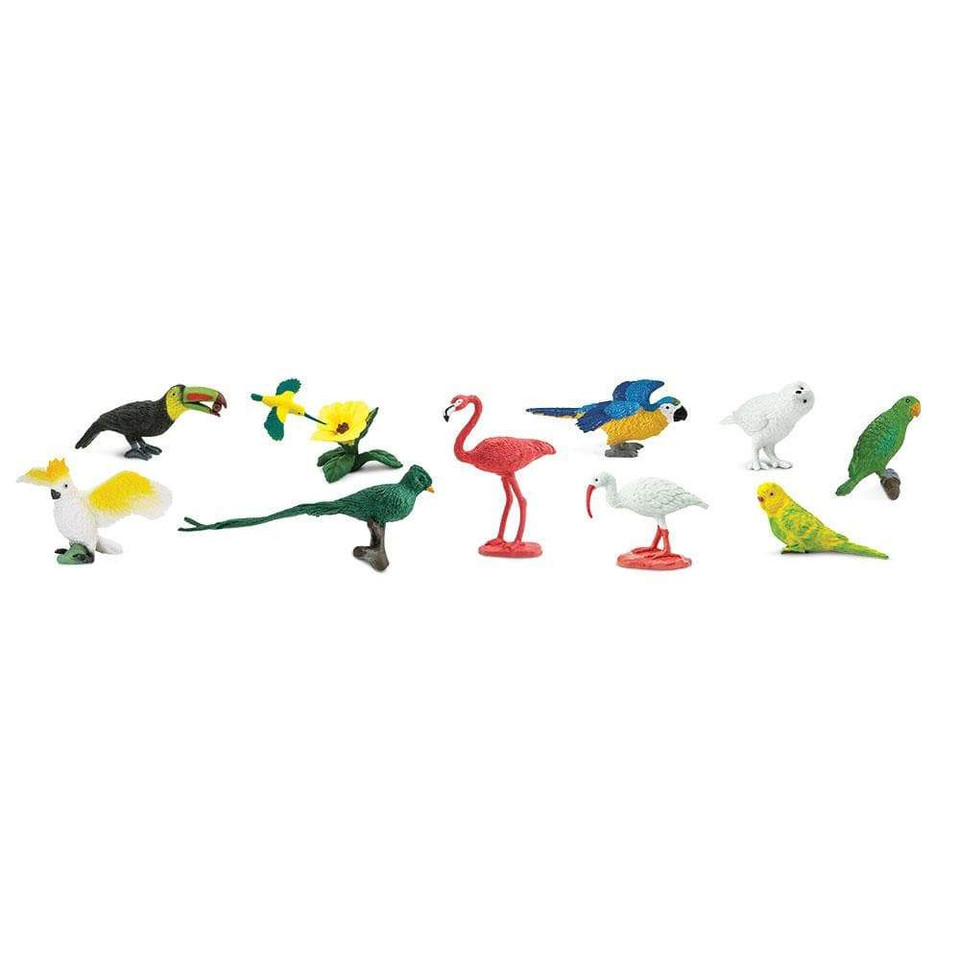 Exotic Birds TOOBÂ® â€“ Mini Tropical Bird Figure Set