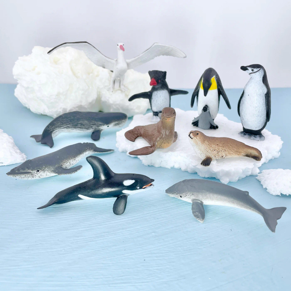 Antarctica TOOB® – Mini Polar Animal Figure Set Antarctica TOOB® – Mini Polar Animal Figure Set
