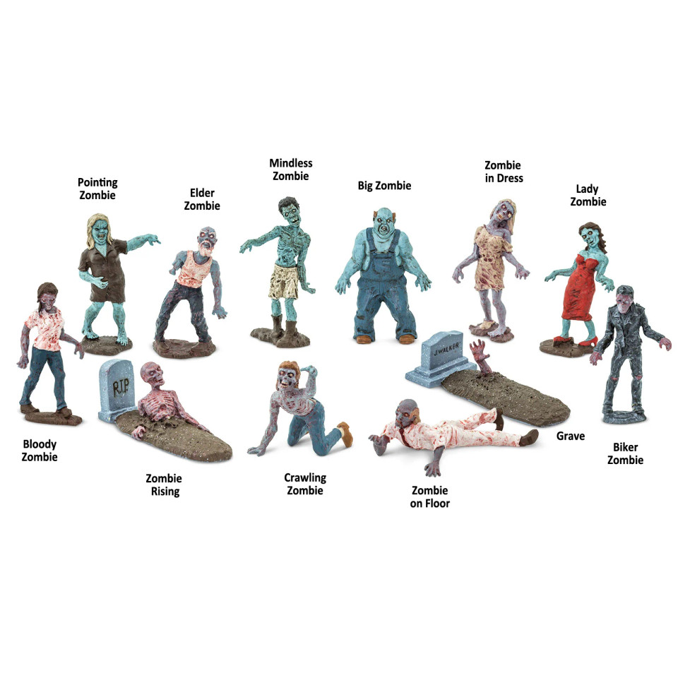 Zombies Super TOOBÂ® â€“ Miniature Zombie Figure Set