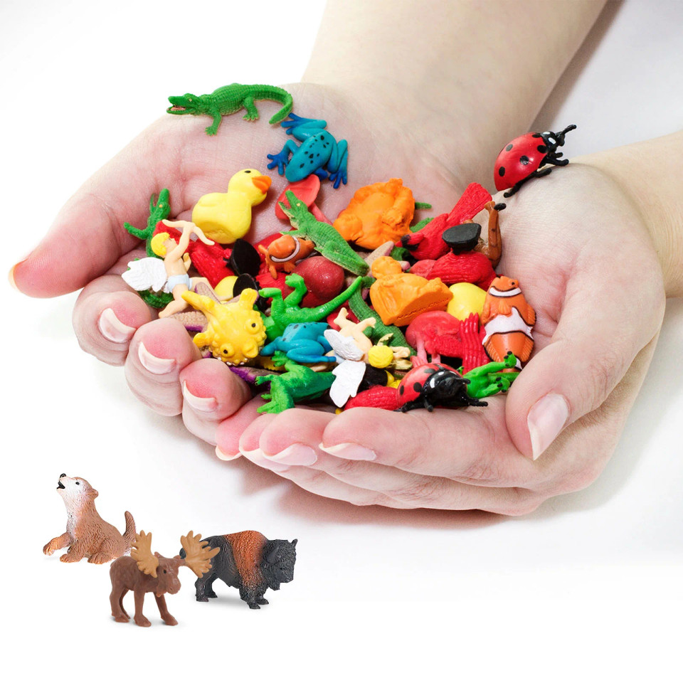 Wild America Fun Pack – Miniature North American Wildlife Figure Set Wild America Fun Pack – Miniature North American Wildlife Figure Set