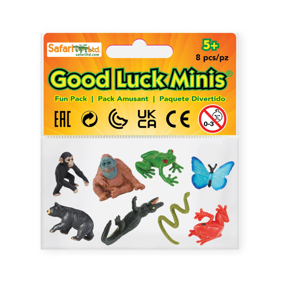 Rainforest Fun Pack – Miniature Jungle Animal Figure Set Rainforest Fun Pack – Miniature Jungle Animal Figure Set