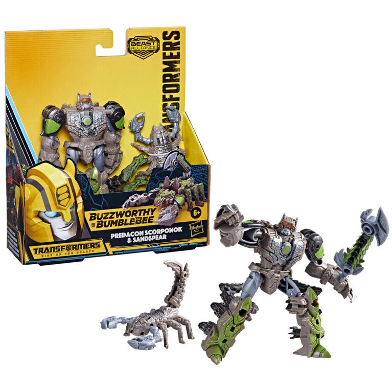 Transformers: Rise of the Beasts â€“ Beast Alliance Predacon Scorponok & Sandspear 2-Pack