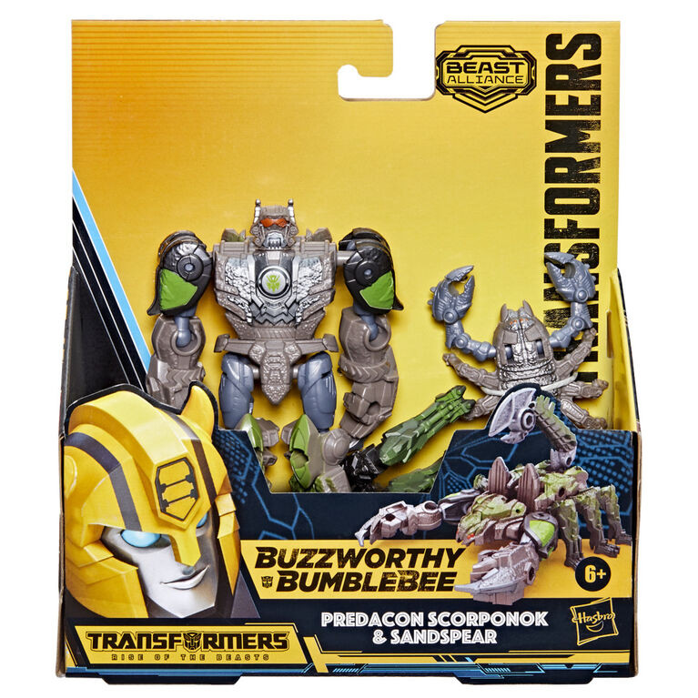 Transformers: Rise of the Beasts â€“ Beast Alliance Predacon Scorponok & Sandspear 2-Pack