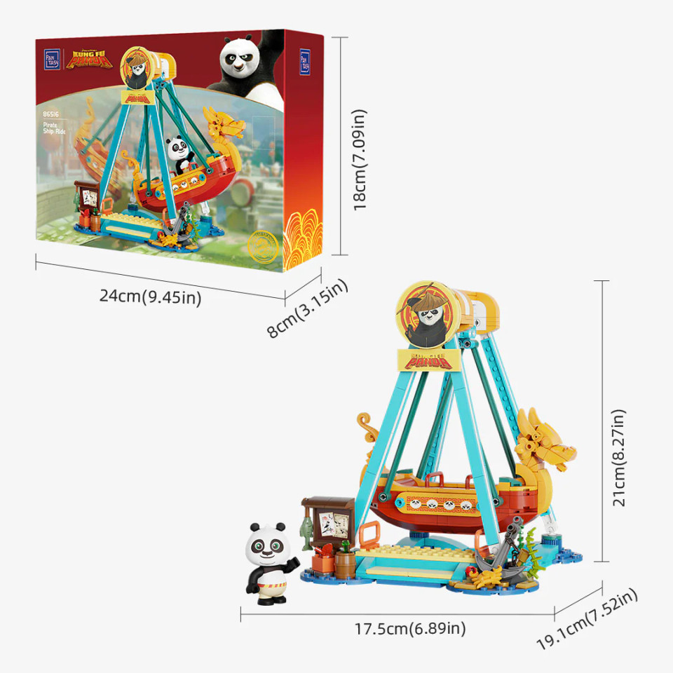 Pantasy Kung Fu Panda Adventure Park - Pirate Ship Ride