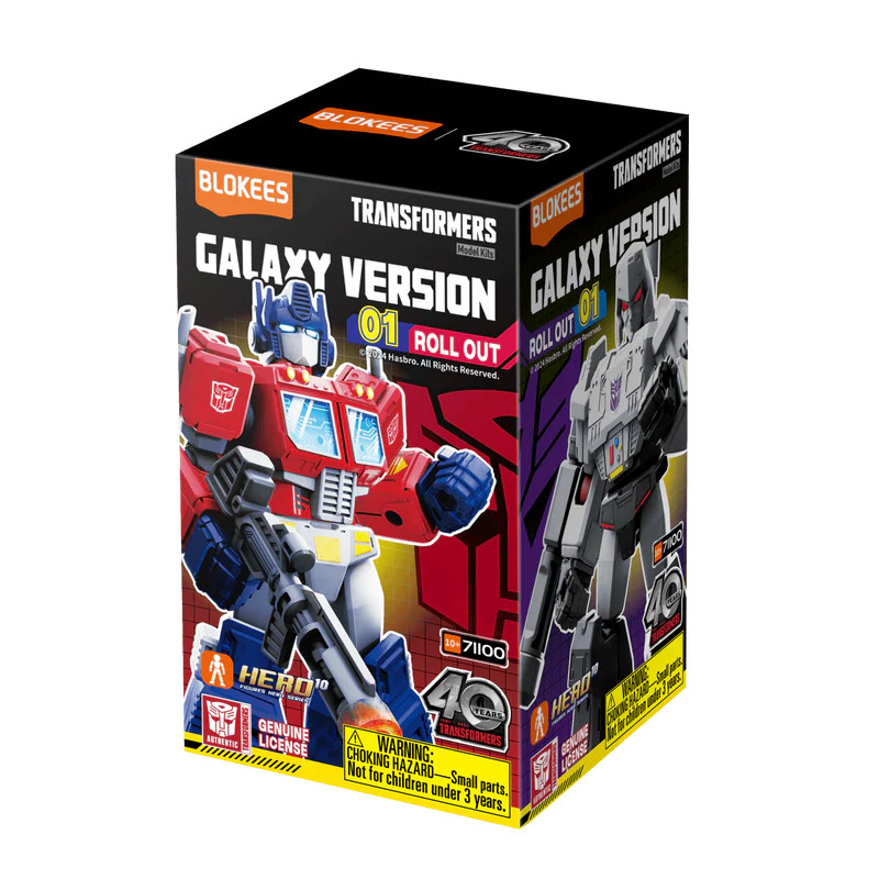 Blokees Figures | Transformers Galaxy Version 01 - Roll Out (Case of 9)