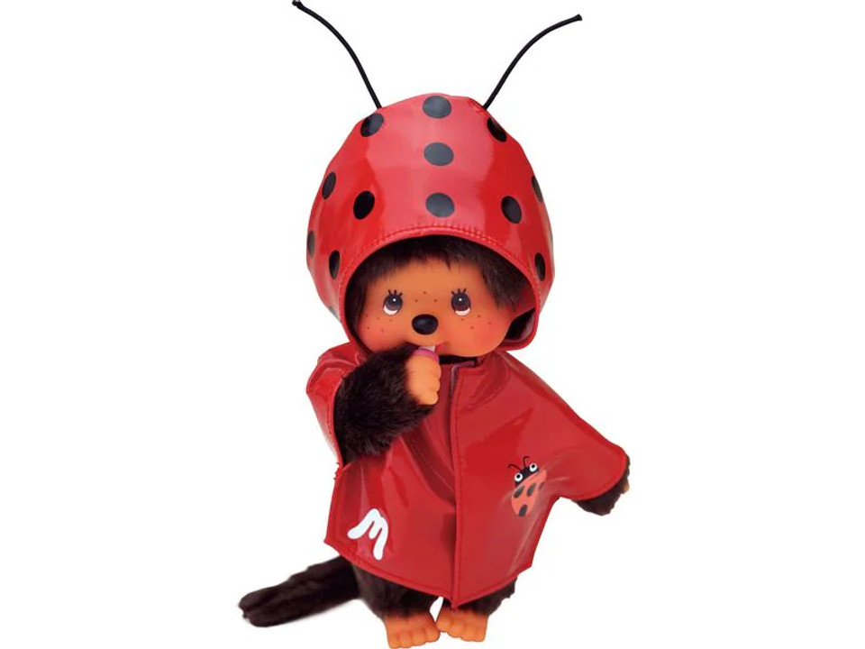 Monchhichi Ladybug Raincoat Plush