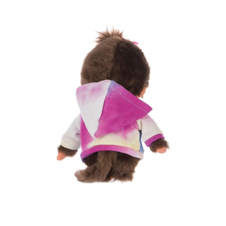 Monchhichi Tie-Dye Hoodie Girl Plush