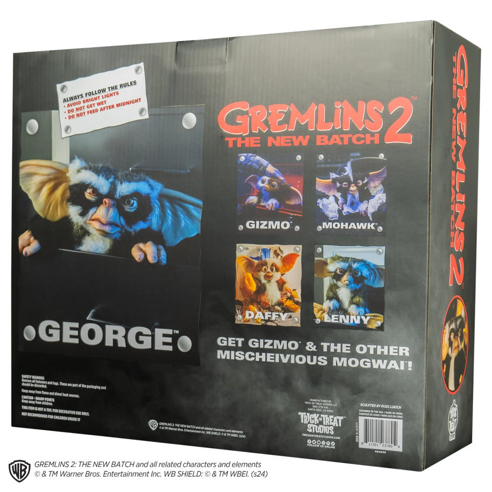 Trick Or Treat Studios Gremlins 2: The New Batch - George Mogwai Prop Trick Or Treat Studios Gremlins 2: The New Batch - George Mogwai Prop