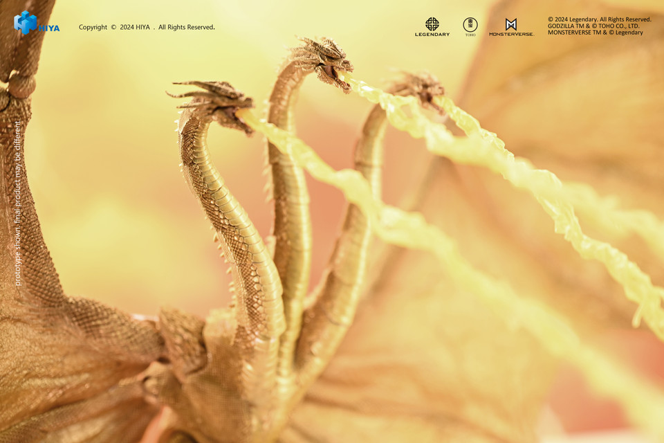 Godzilla: King of the Monsters â€“ King Ghidorah Gravity Beam Exquisite Basic Action Figure (Previews Exclusive)