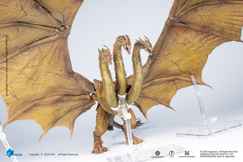 Godzilla: King of the Monsters â€“ King Ghidorah Gravity Beam Exquisite Basic Action Figure (Previews Exclusive)