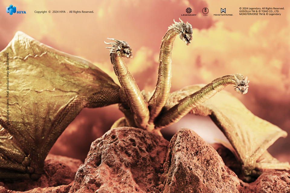 Godzilla: King of the Monsters â€“ King Ghidorah Gravity Beam Exquisite Basic Action Figure (Previews Exclusive)