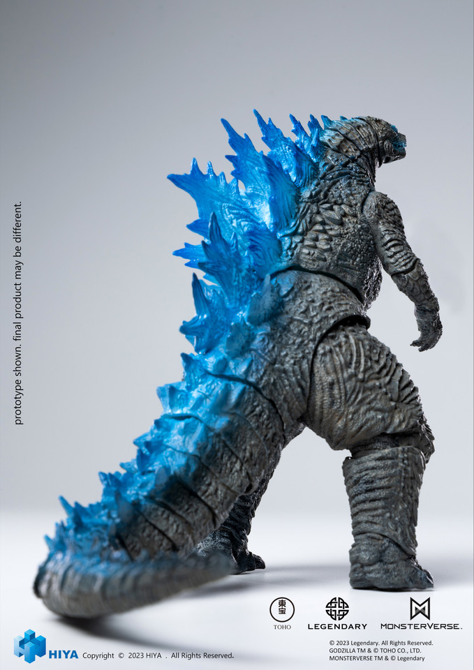 Godzilla vs. Kong â€“ Exquisite Basic Heat Ray Godzilla Translucent Version Action Figure (Previews Exclusive)