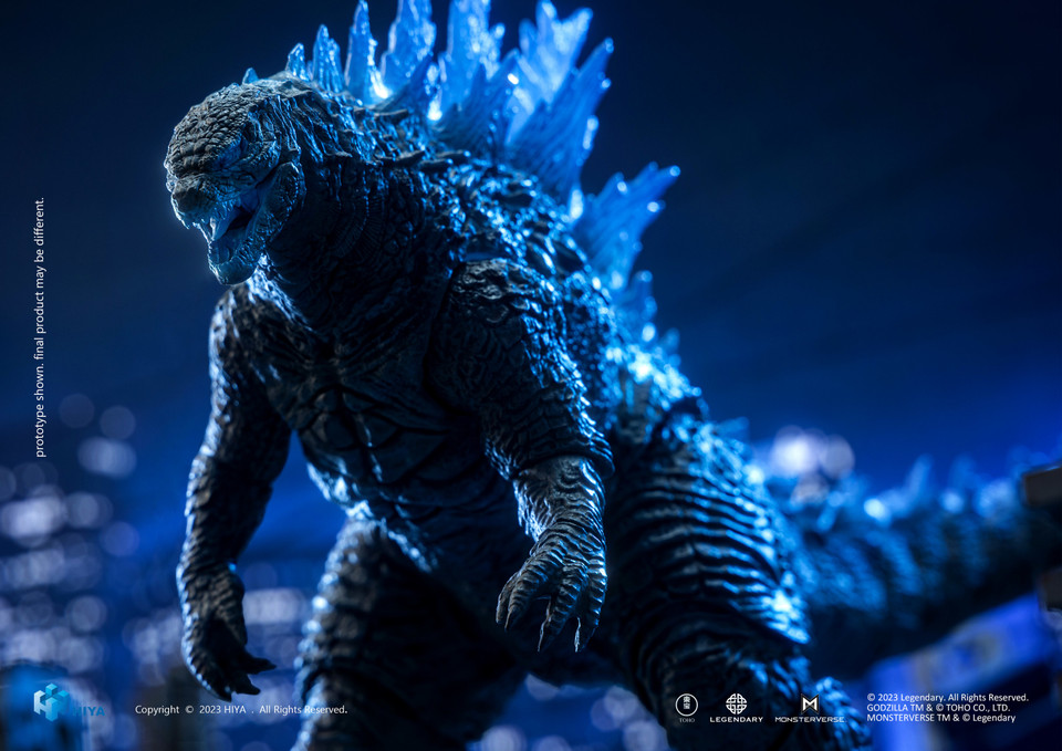 Godzilla vs. Kong â€“ Exquisite Basic Heat Ray Godzilla Translucent Version Action Figure (Previews Exclusive)