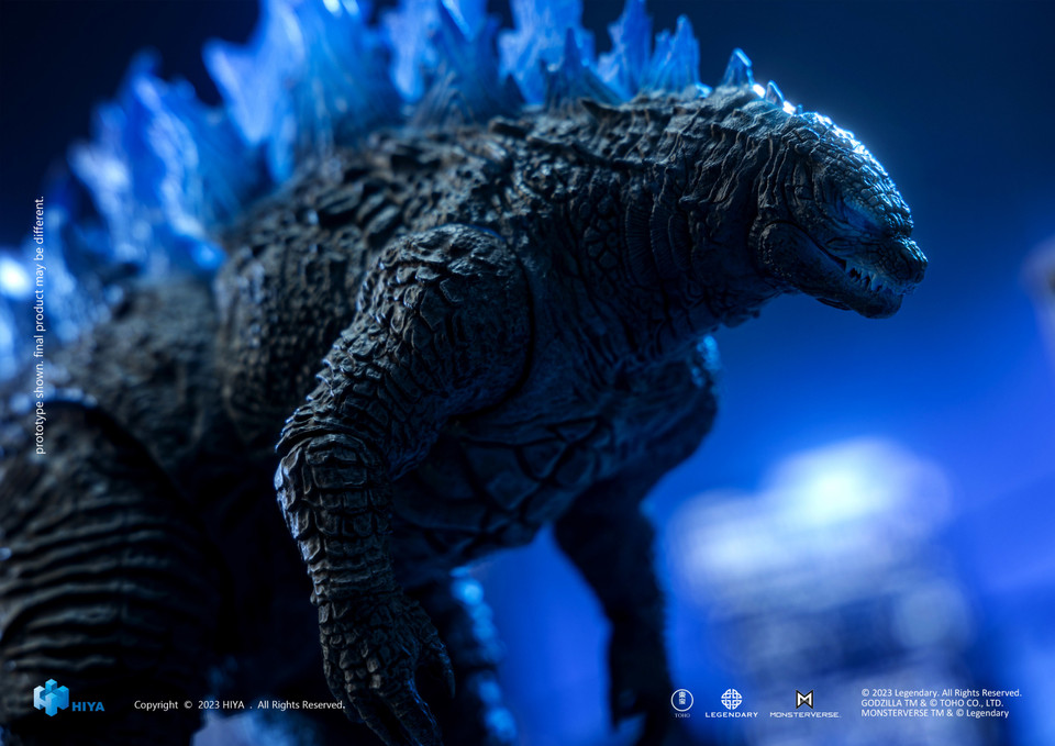 Godzilla vs. Kong â€“ Exquisite Basic Heat Ray Godzilla Translucent Version Action Figure (Previews Exclusive)