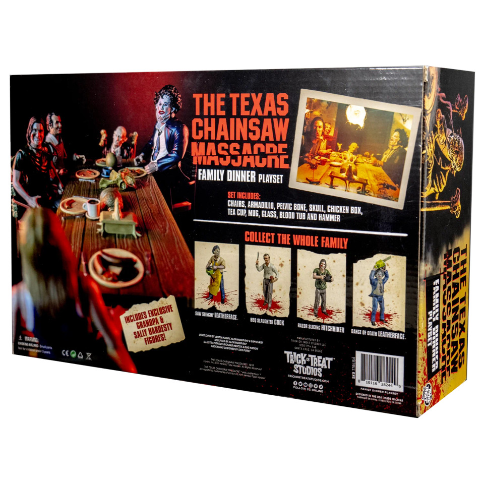 Trick or Treat Studios The Texas Chainsaw Massacre (1974) â€“ Dinner Scene Playset