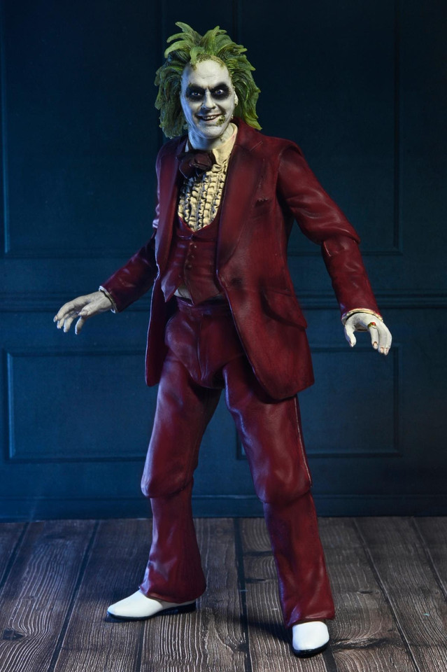 NECA Beetlejuice Ultimate Red Wedding Tuxedo Beetlejuice 7-Inch Scale Action Figure