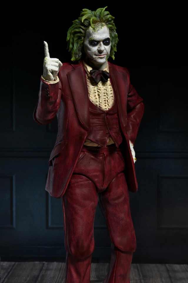 NECA Beetlejuice Ultimate Red Wedding Tuxedo Beetlejuice 7-Inch Scale Action Figure