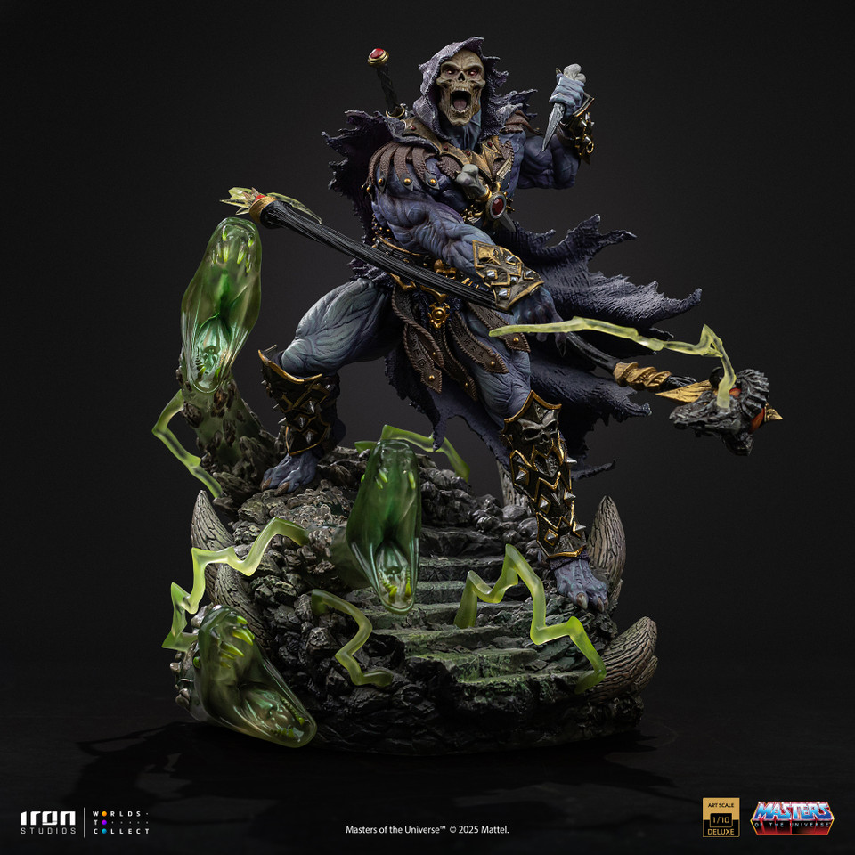Iron Studios Masters Of The Universe Skeletor Unleashed Art 1/10 Scale Statue Iron Studios Masters Of The Universe Skeletor Unleashed Art 1/10 Scale Statue