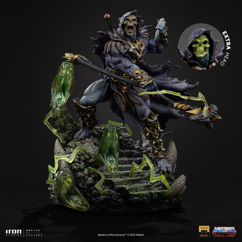 Iron Studios Masters Of The Universe Skeletor Unleashed Art 1/10 Scale Statue Iron Studios Masters Of The Universe Skeletor Unleashed Art 1/10 Scale Statue