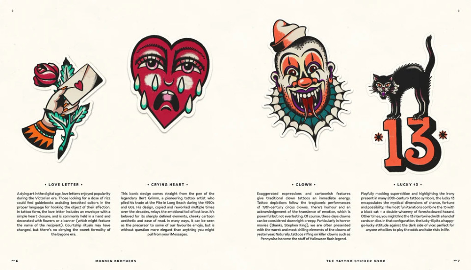 The Tattoo Sticker Book The Tattoo Sticker Book