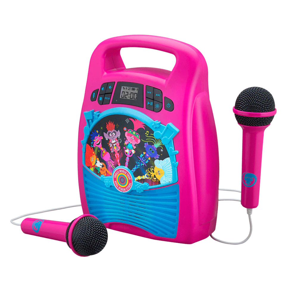 Trolls World Tour Bluetooth Karaoke Machine for Girls