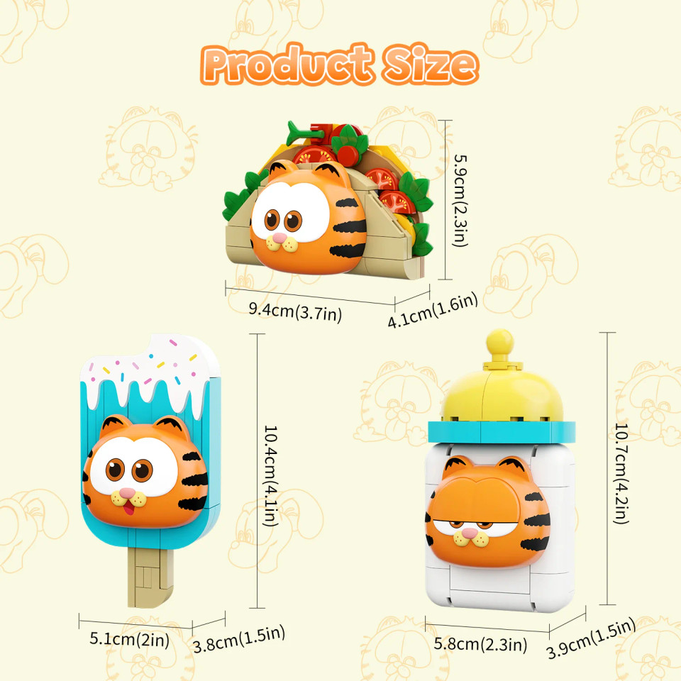 Pantasy Garfield Fridge Magnet Series – Baby Bottle
