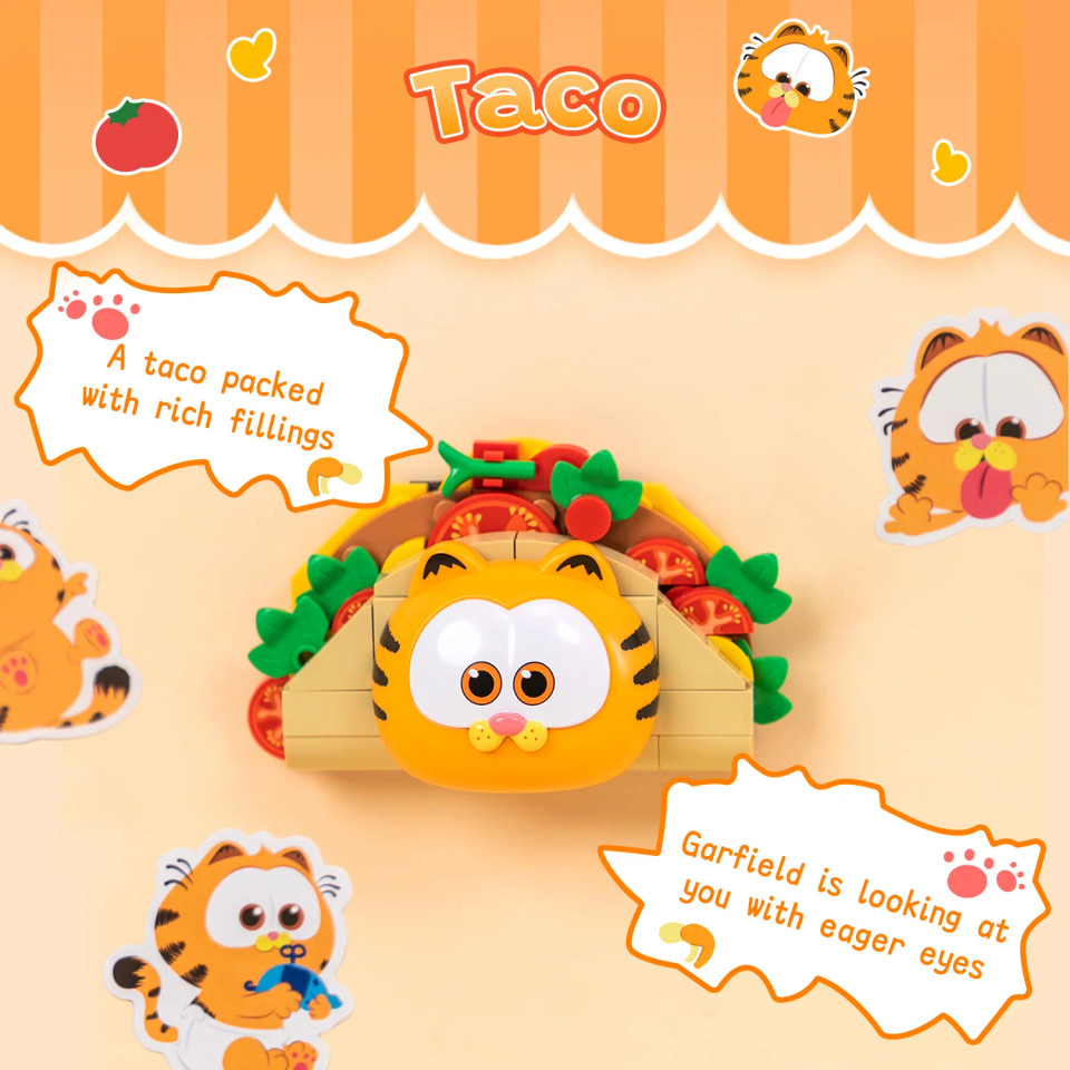 Pantasy Garfield Fridge Magnet Series – Taco Pantasy Garfield Fridge Magnet Series – Taco