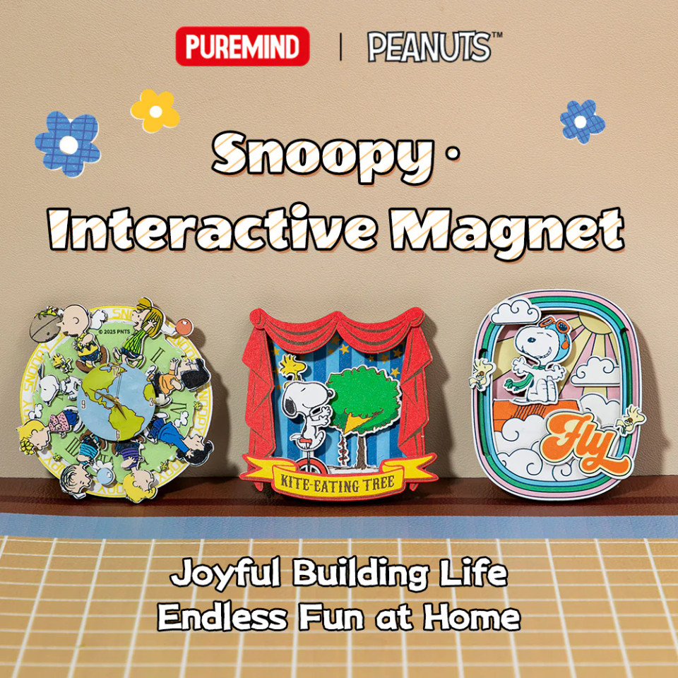 Snoopy – Around the World Interactive Magnet