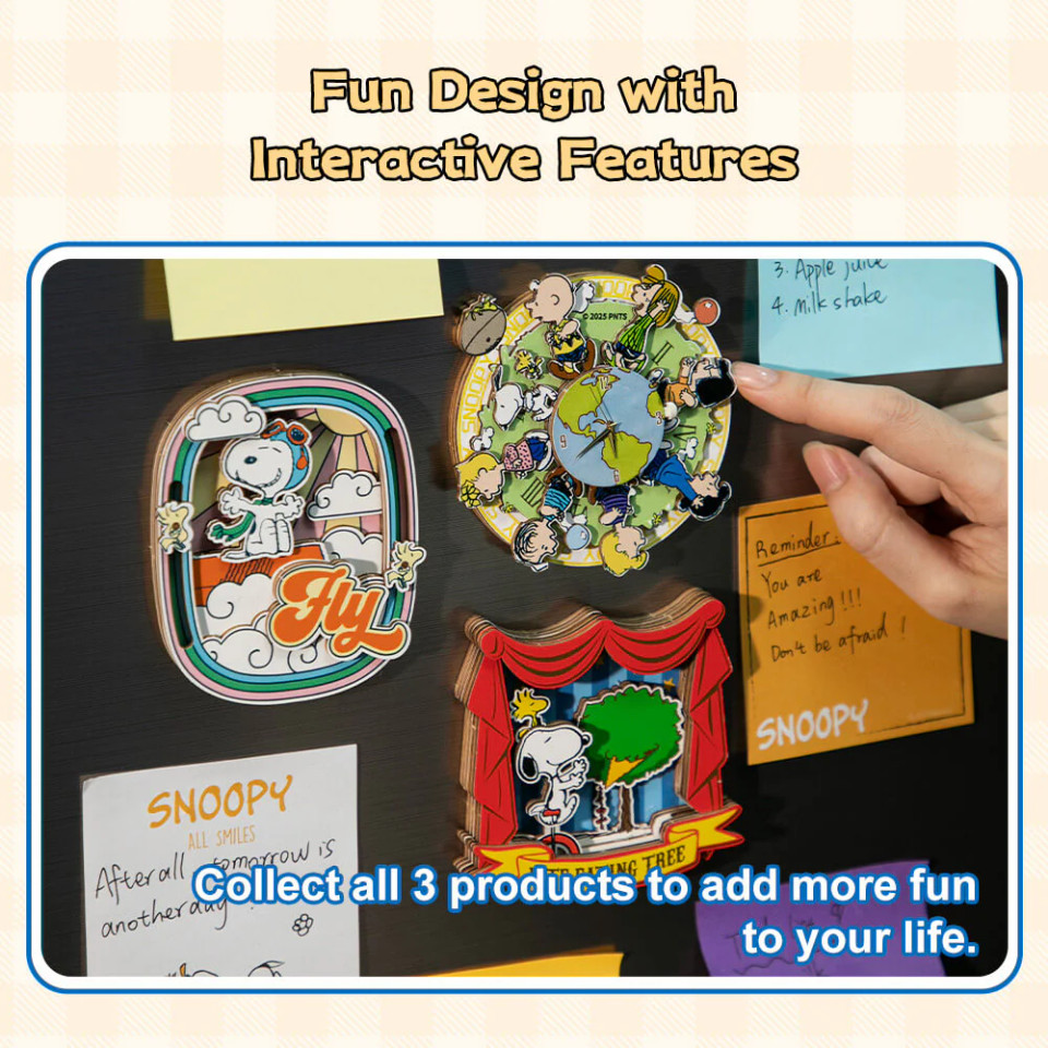 Snoopy – Around the World Interactive Magnet