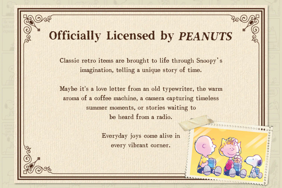 Pantasy Peanuts Snoopy Retro Times Series Camera