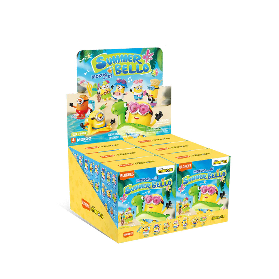 Blokees Minions Mokoo Figures | Mokoo Series 02 – Summer Bello (Case of 6)