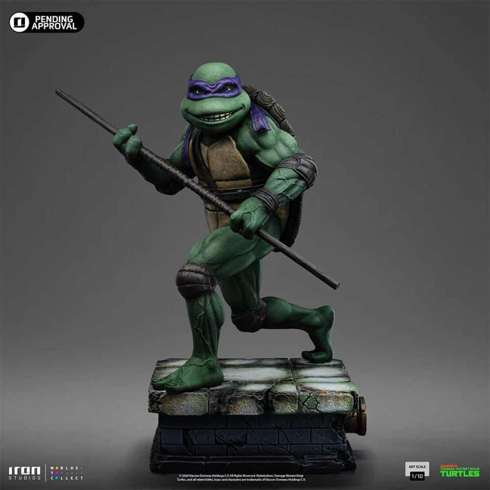 Iron Studios Teenage Mutant Ninja Turtles (1990) Donatello 1:10 Art Scale Limited Edition Statue