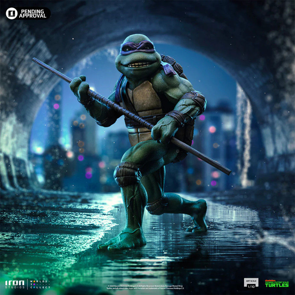 Iron Studios Teenage Mutant Ninja Turtles (1990) Donatello 1:10 Art Scale Limited Edition Statue
