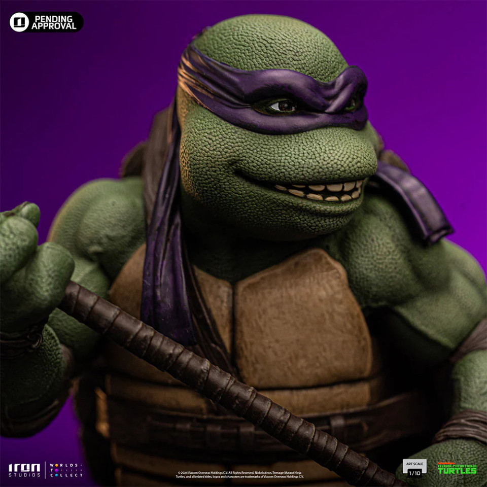 Iron Studios Teenage Mutant Ninja Turtles (1990) Donatello 1:10 Art Scale Limited Edition Statue