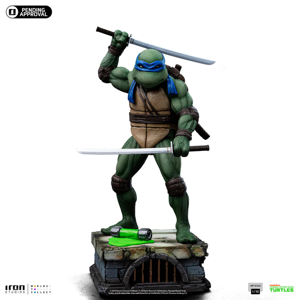 Iron Studios Teenage Mutant Ninja Turtles (1990) Leonardo 1:10 Art Scale Limited Edition Statue