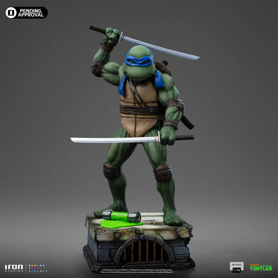 Iron Studios Teenage Mutant Ninja Turtles (1990) Leonardo 1:10 Art Scale Limited Edition Statue