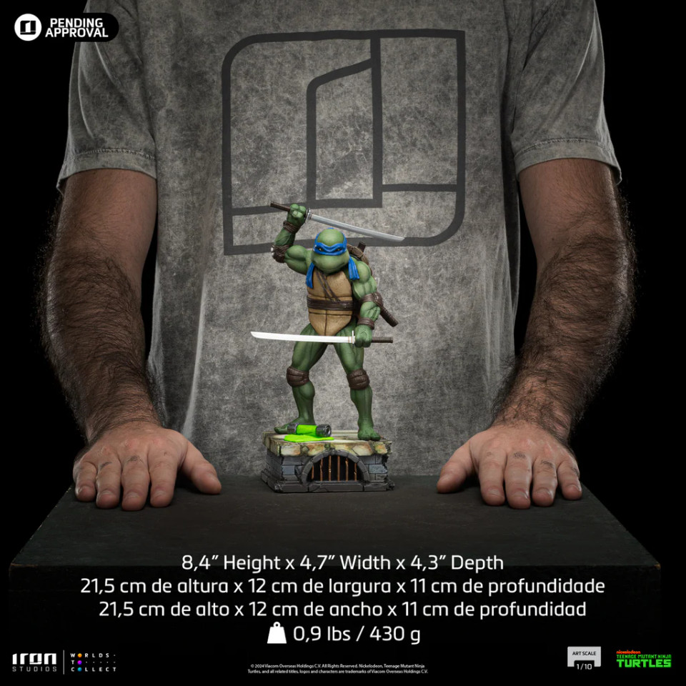 Iron Studios Teenage Mutant Ninja Turtles (1990) Leonardo 1:10 Art Scale Limited Edition Statue