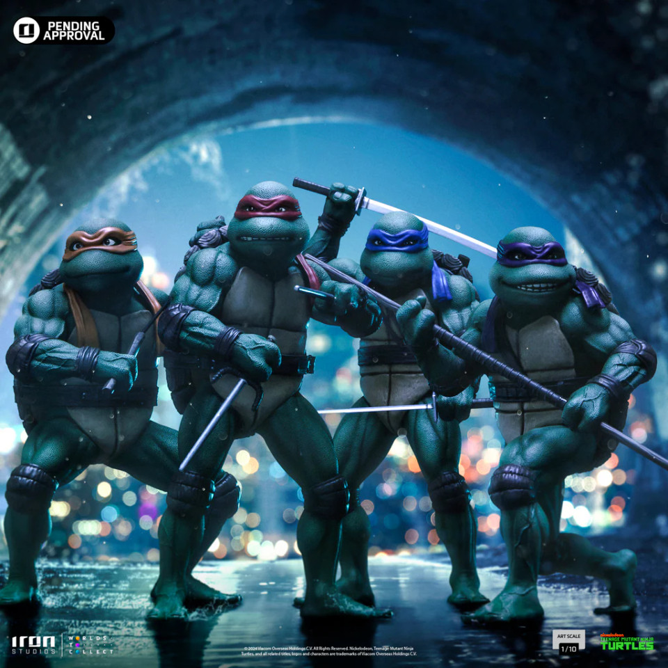 Iron Studios Teenage Mutant Ninja Turtles (1990) Leonardo 1:10 Art Scale Limited Edition Statue