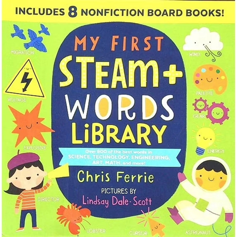 My First S.T.E.A.M.+ Words Library 8-Book Collection Boxed Set My First S.T.E.A.M.+ Words Library 8-Book Collection Boxed Set