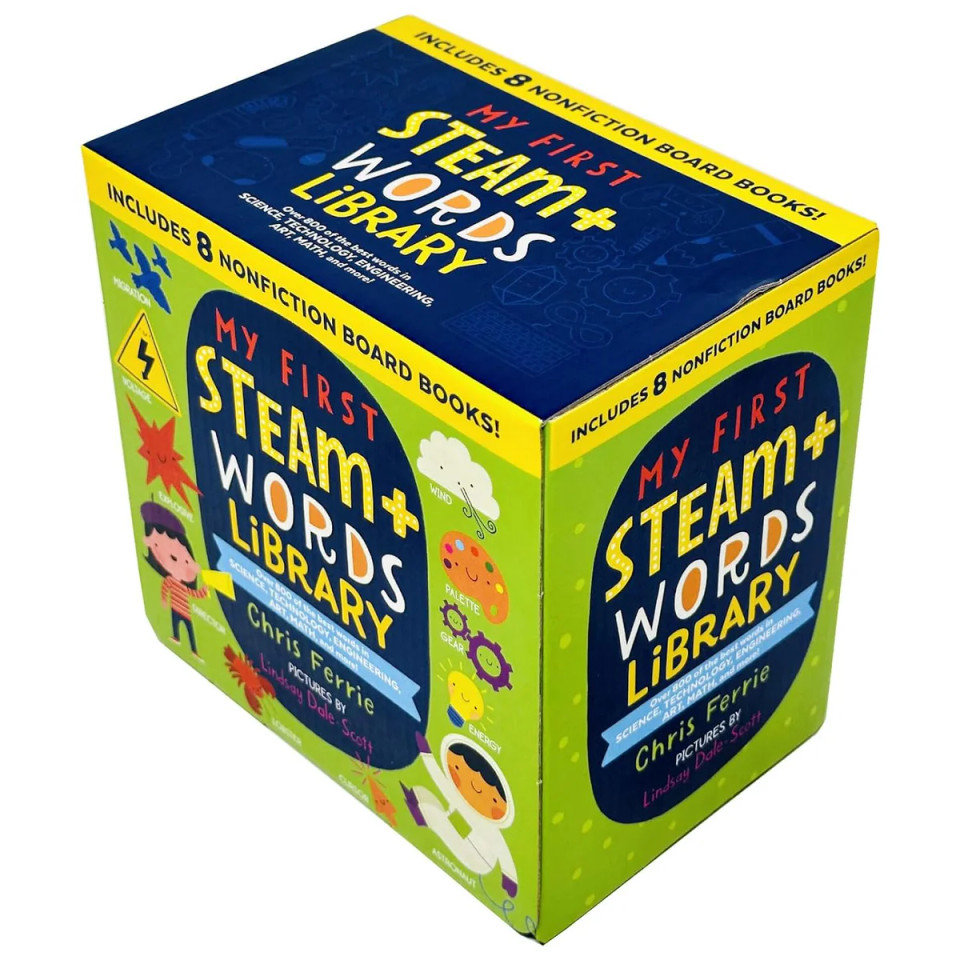 My First S.T.E.A.M.+ Words Library 8-Book Collection Boxed Set My First S.T.E.A.M.+ Words Library 8-Book Collection Boxed Set
