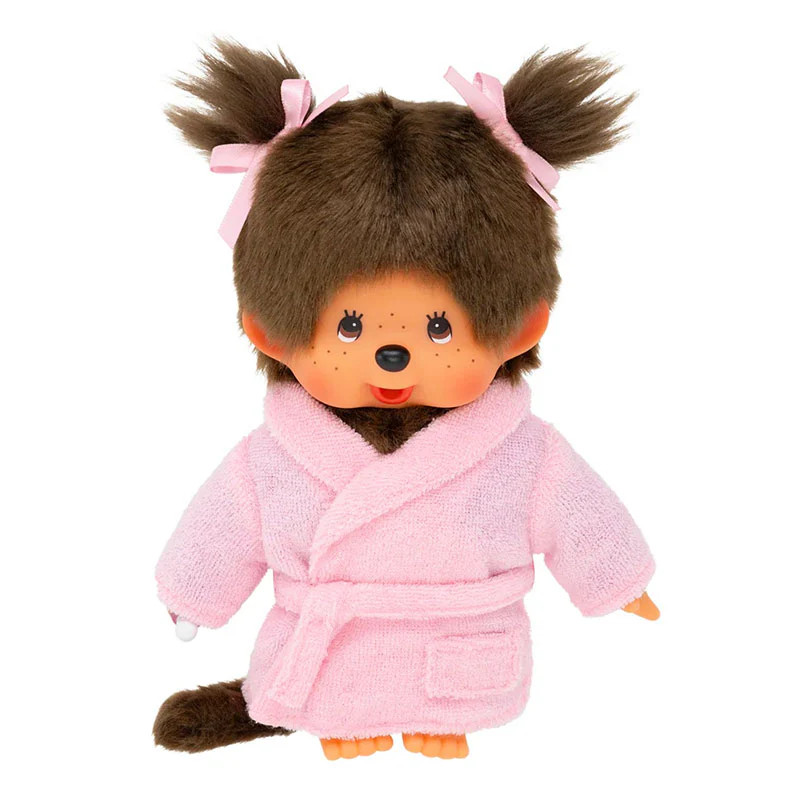 Monchhichi Bathrobe Girl Plush Doll