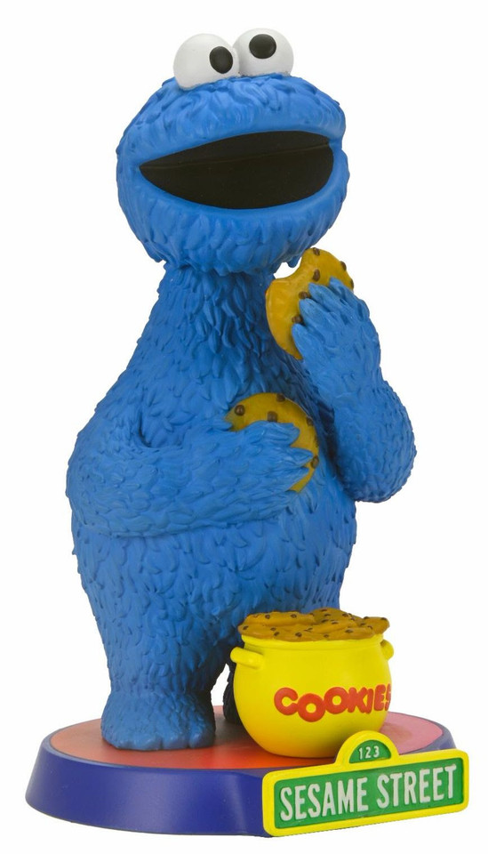 NECA Sesame Street Cookie Monster Head Knocker